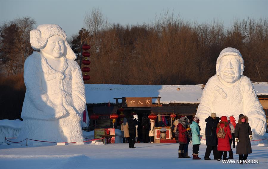 （晚报）（2）“都市雪乡”亮相雪博会