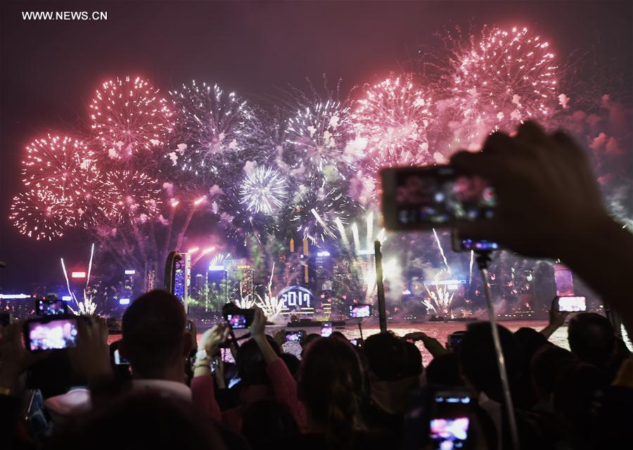 الصورة: الاحتفال برأس السنة الجديدة في هونغ كونغ