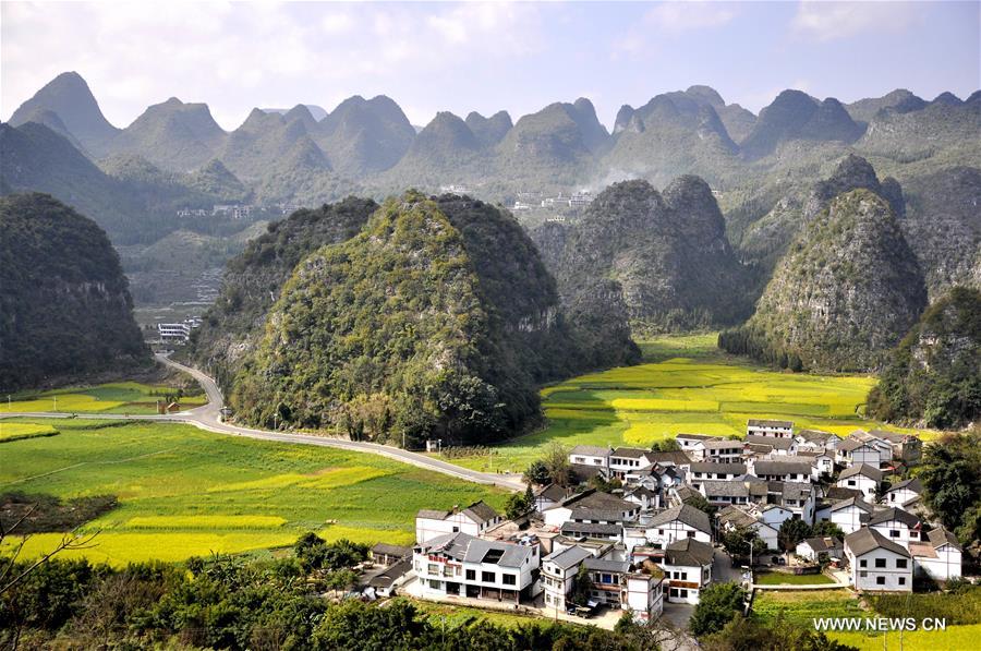 الصورة: منظر ربيعي في جنوب غربي الصين 