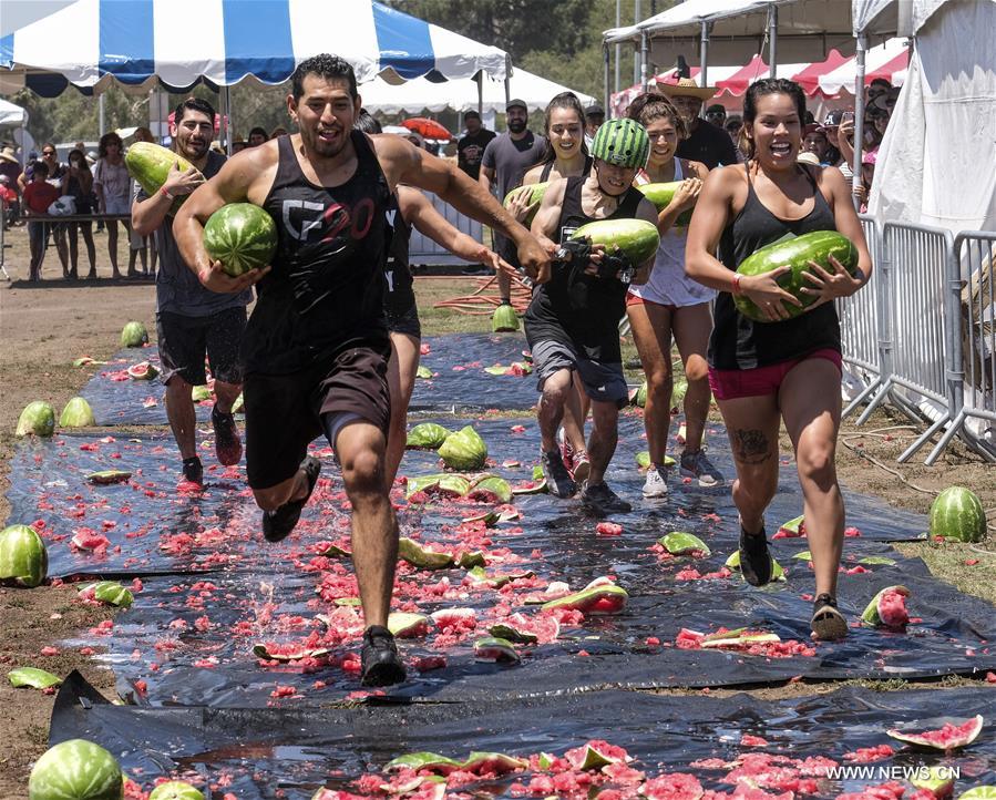 U.S.-LOS ANGELES-WATERMELON FESTIVAL