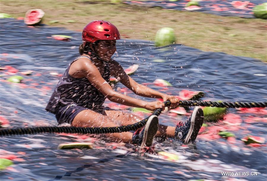 U.S.-LOS ANGELES-WATERMELON FESTIVAL