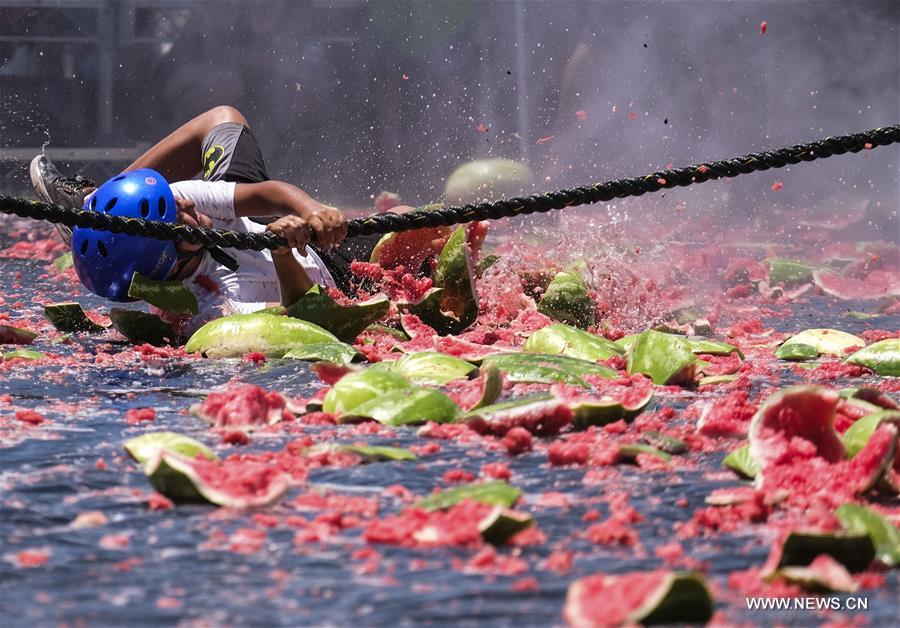 U.S.-LOS ANGELES-WATERMELON FESTIVAL