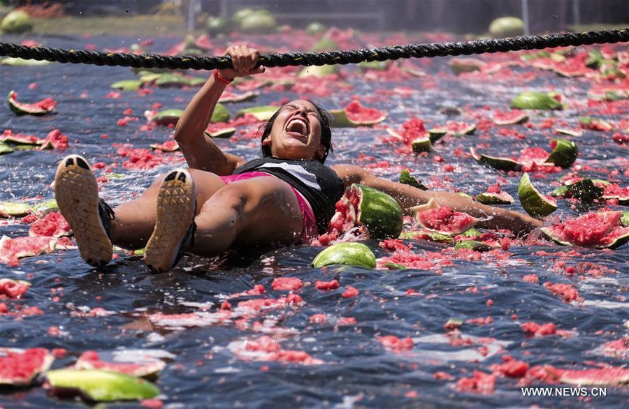 U.S.-LOS ANGELES-WATERMELON FESTIVAL