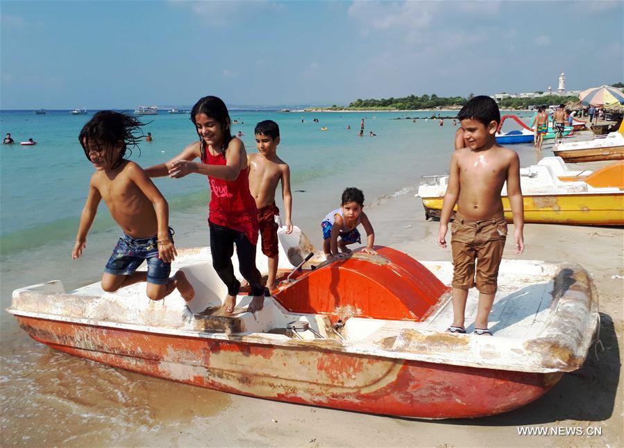 SYRIA-LATAKIA-BEACH