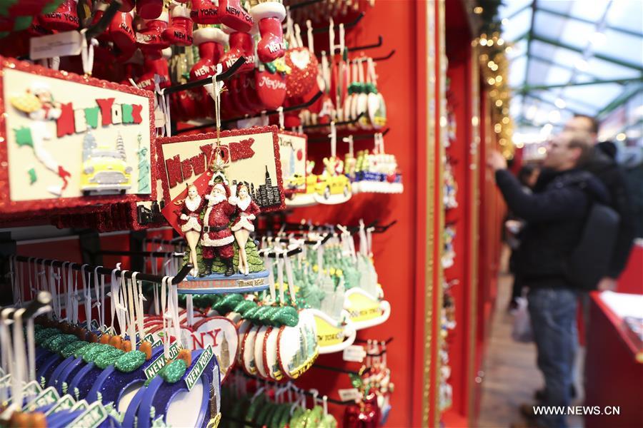 U.S.-NEW YORK-HOLIDAY MARKETS