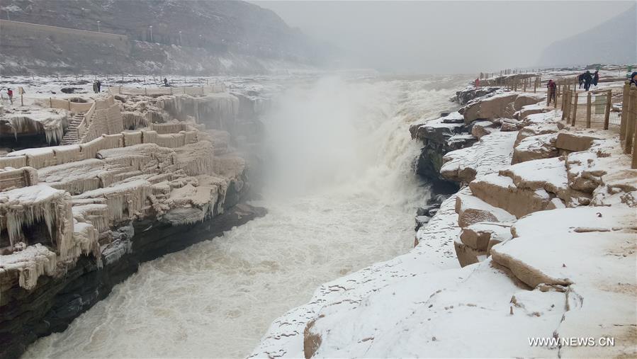 #（环境）（1）壶口瀑布迎降雪