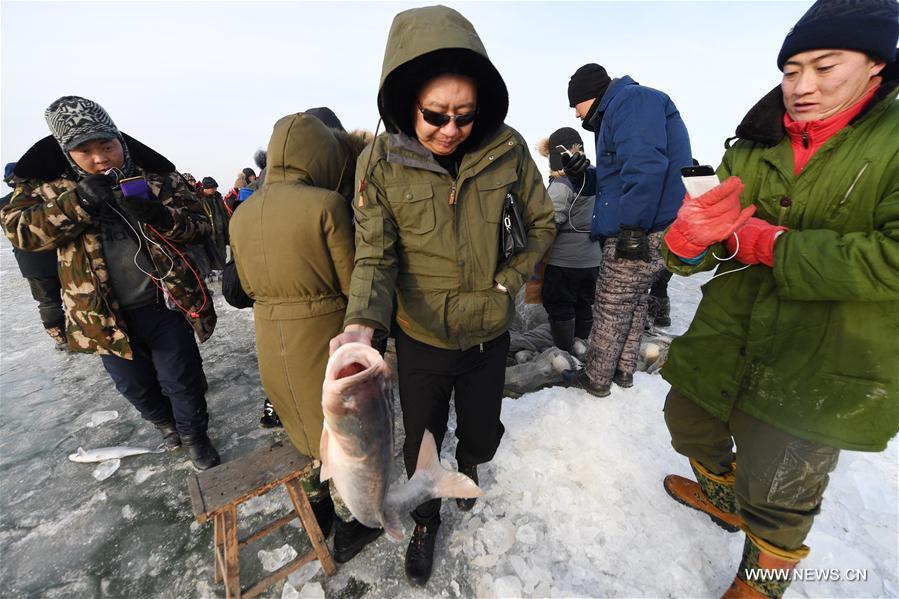 （新华视界）（1）吉林松原：查干湖开启渔猎冬捕季