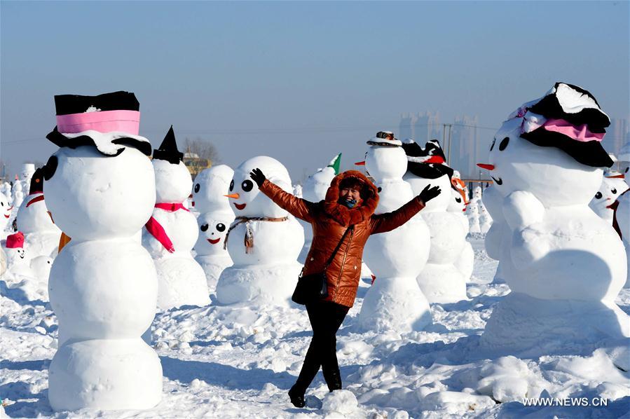 CHINA-HARBIN-SNOWMAN (CN)