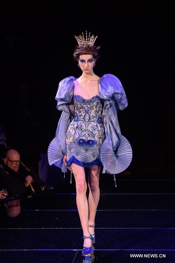 （新华视界）（5）巴黎时装周：中国设计师郭培发布春夏高级定制新品