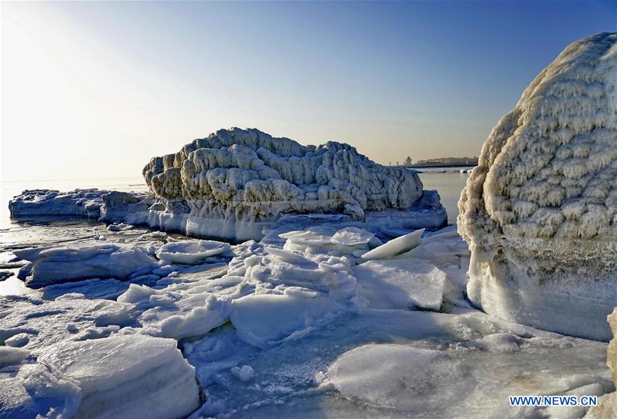 CHINA-HEBEI-QINHUANGDAO-SEA ICE (CN)