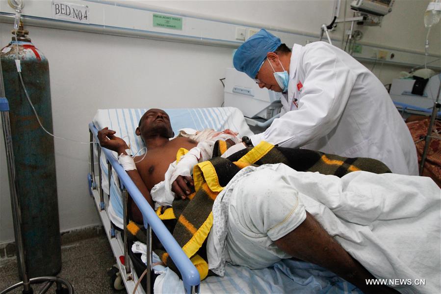 الصورة : الدفعة الـ19 من الفريق الطبي الصيني في اثيوبيا 