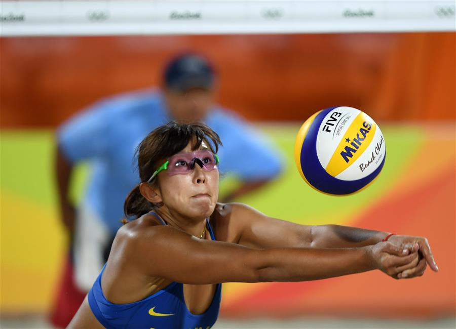 （里约奥运会）（10）沙滩排球——女子预赛：中国胜瑞士