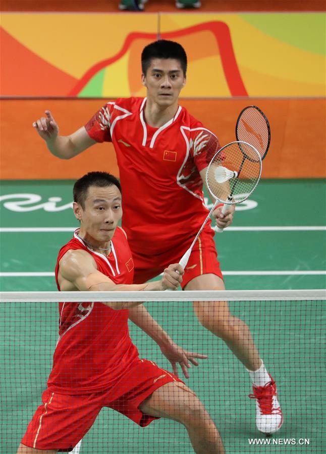 （里约奥运会）（16）羽毛球——男子双打决赛：中国队夺冠