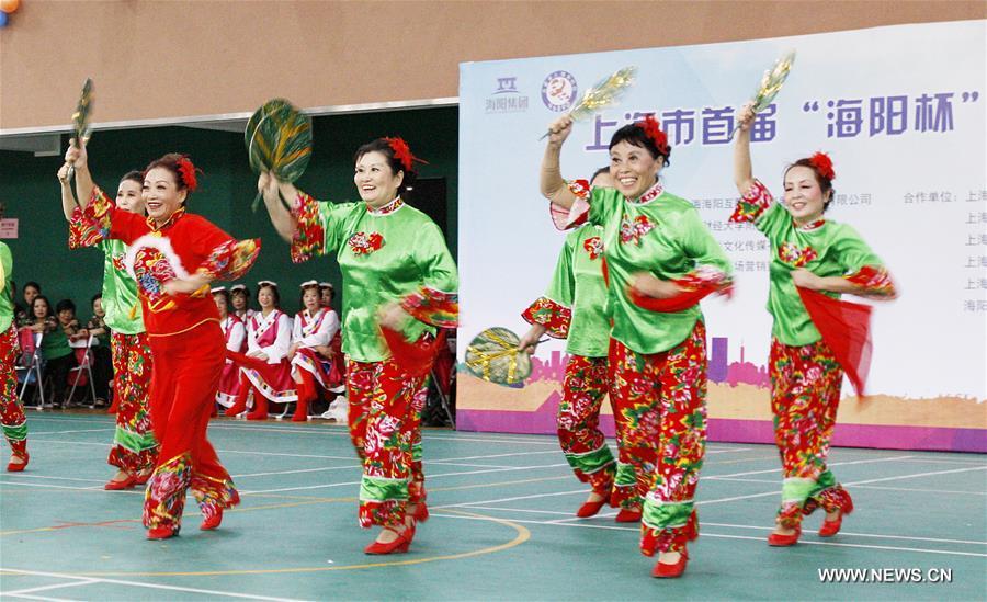 الصورة: مسابقة رقص الميدان في شانغهاي
