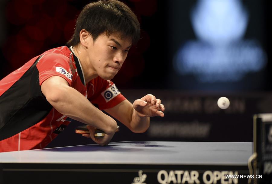 الصورة: استمرار فعاليات "بطولة قطر الدولية المفتوحة لتنس الطاولة 2017" في الدوحة