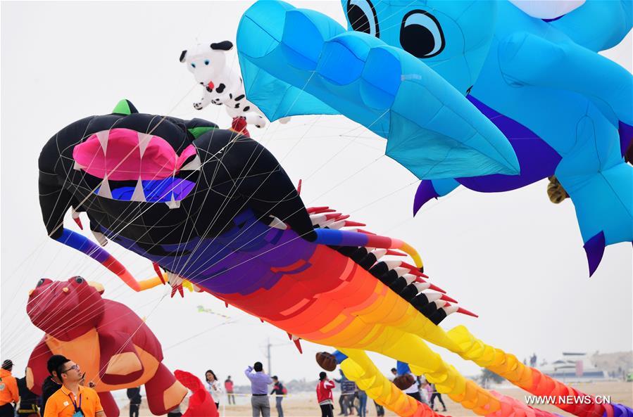 （体育）（2）2017厦门国际风筝节开幕