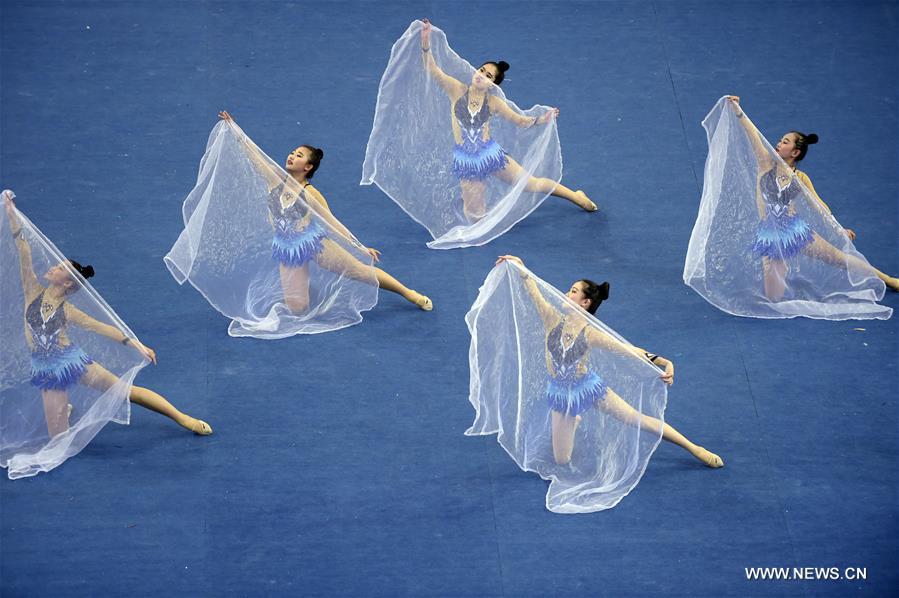 （体育）（2）2017年中国学生艺术体操锦标赛在京举行