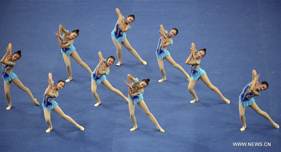（体育）（4）2017年中国学生艺术体操锦标赛在京举行
