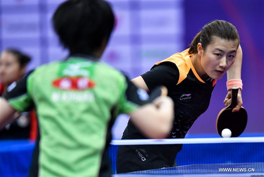 （体育）（1）乒乓球——卡塔尔公开赛：丁宁晋级正赛