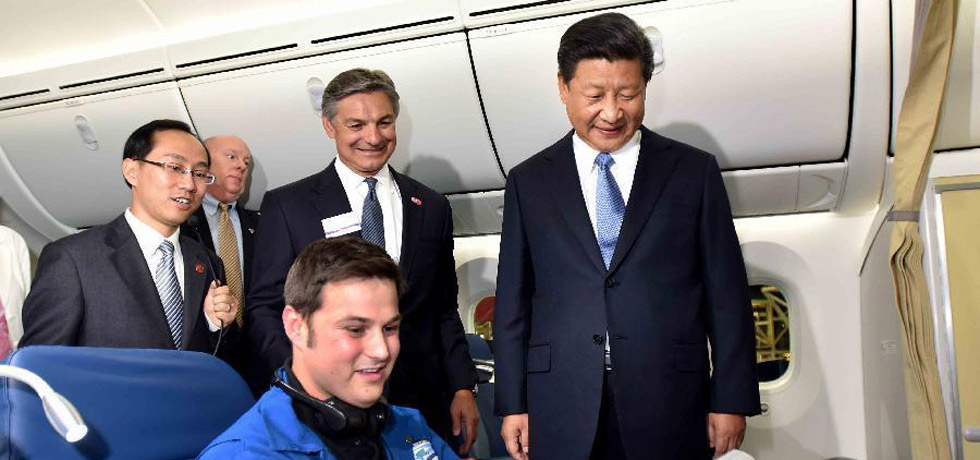 الرئيس الصيني يشجع شركة "بوينغ" على توسيع تعاونها النموذجي مع الصين