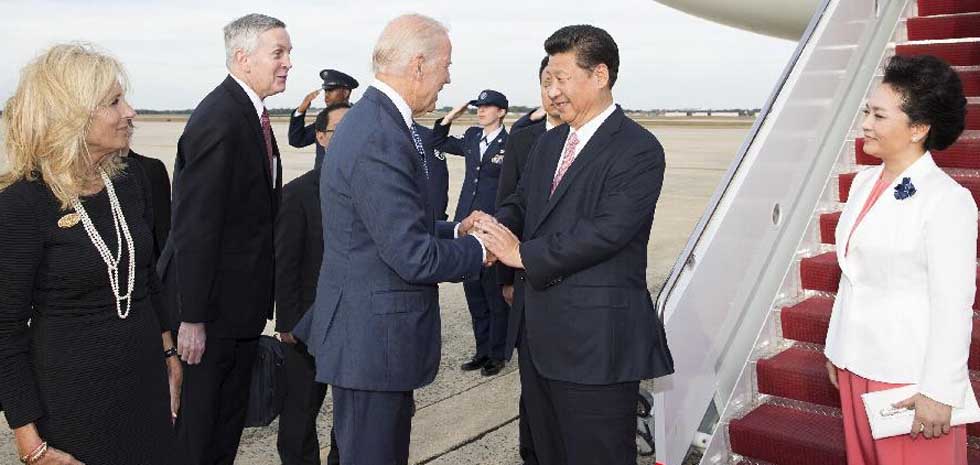 الرئيس الصينى يصل واشنطن