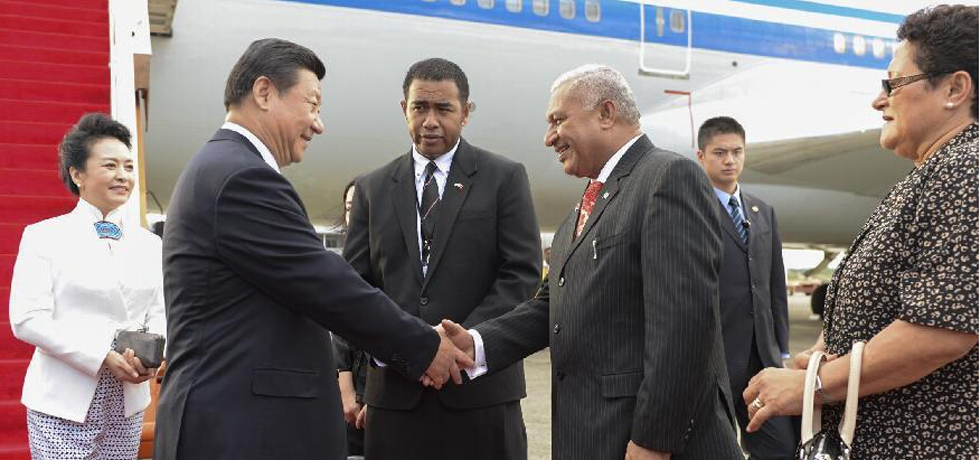 الرئيس الصيني يزور فيجي لتعزيز العلاقات مع دول جزر الباسيفيك