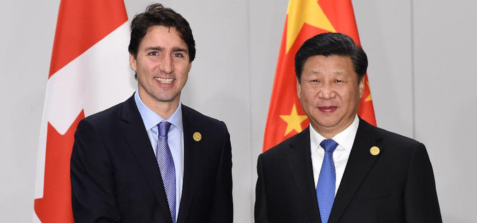 الرئيس الصيني يقترح شراكة استراتيجية مستقرة طويلة الأمد مع كندا