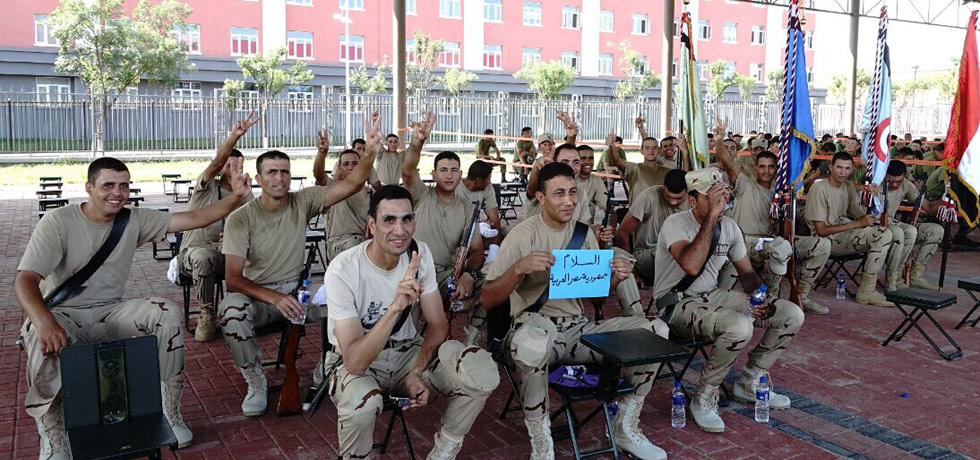 ((الصين في عيون العرب))"الأهرام" تزور مركز تدريب القوات المصرية المشاركة في استعراض النصر ببكين