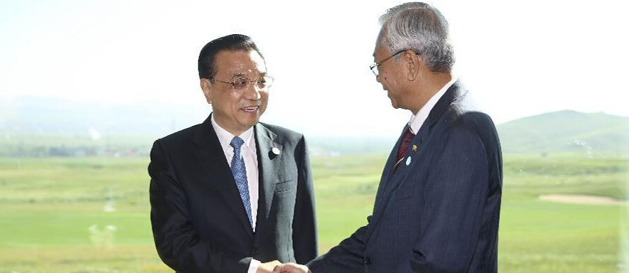 رئيس مجلس الدولة الصيني يعرب عن دعمه للتنمية الاقتصادية في ميانمار