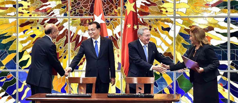 الصين تتعهد بتعزيز العلاقات الثنائية مع كوبا