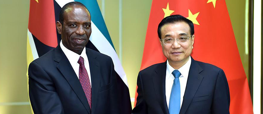رئيس مجلس الدولة: الصين على استعداد للمشاركة فى تنمية البنية الاساسية فى موزمبيق