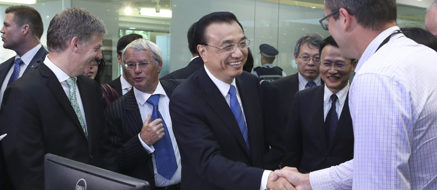 رئيس مجلس الدولة الصيني يحث على تعاون ابتكاري أوثق مع نيوزيلندا