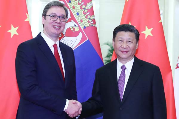 (منتدى الحزام والطريق) شي: الصين عازمة على تعميق الصداقة الشاملة مع صربيا