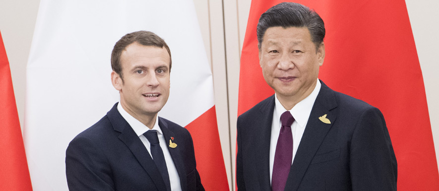 شي وماكرون يتفقان على تعزيز التعاون الصيني - الفرنسي