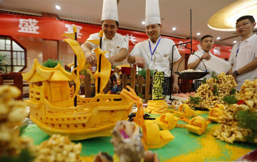 مسابقة الطبخ تقام في مقاطعة شاندونغ