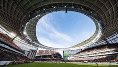 ملعب يكاترينبورغ في روسيا ينتظر كأس العالم 2018