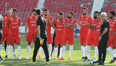 المنتخب التونسي يدرب لكأس العالم لكرة القدم لعام 2018