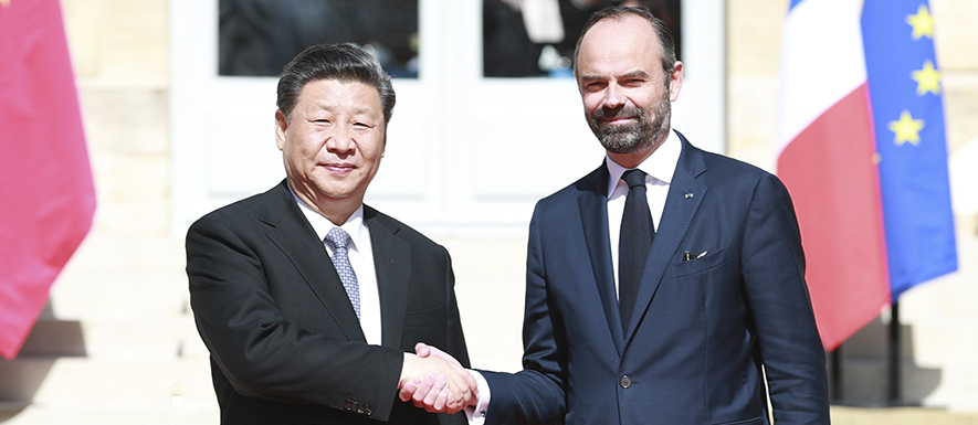 شي يلتقي رئيس الوزراء الفرنسي لزيادة تعزيز العلاقات الصينية-الفرنسية