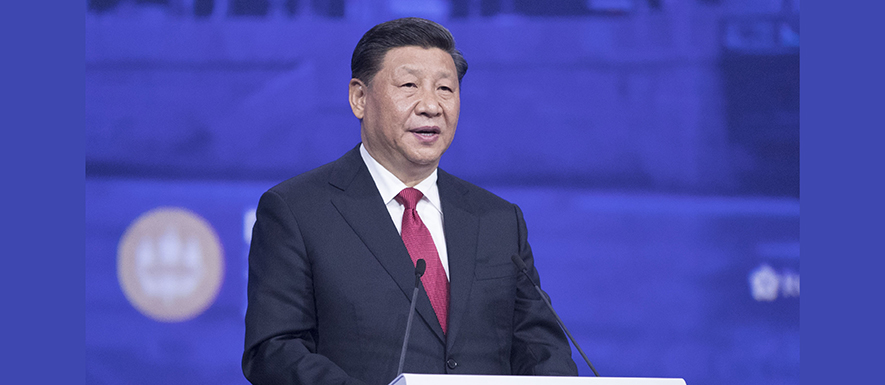 الرئيس الصيني يصف التنمية المستدامة بأنها "مفتاح ذهبي" لحل المشكلات العالمية
