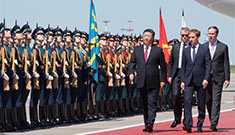 الرئيس الصيني يصل إلى موسكو