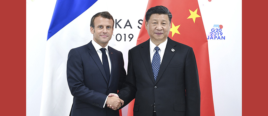 شي يحث على جهود منسقة من الصين وفرنسا للدفاع عن التعددية