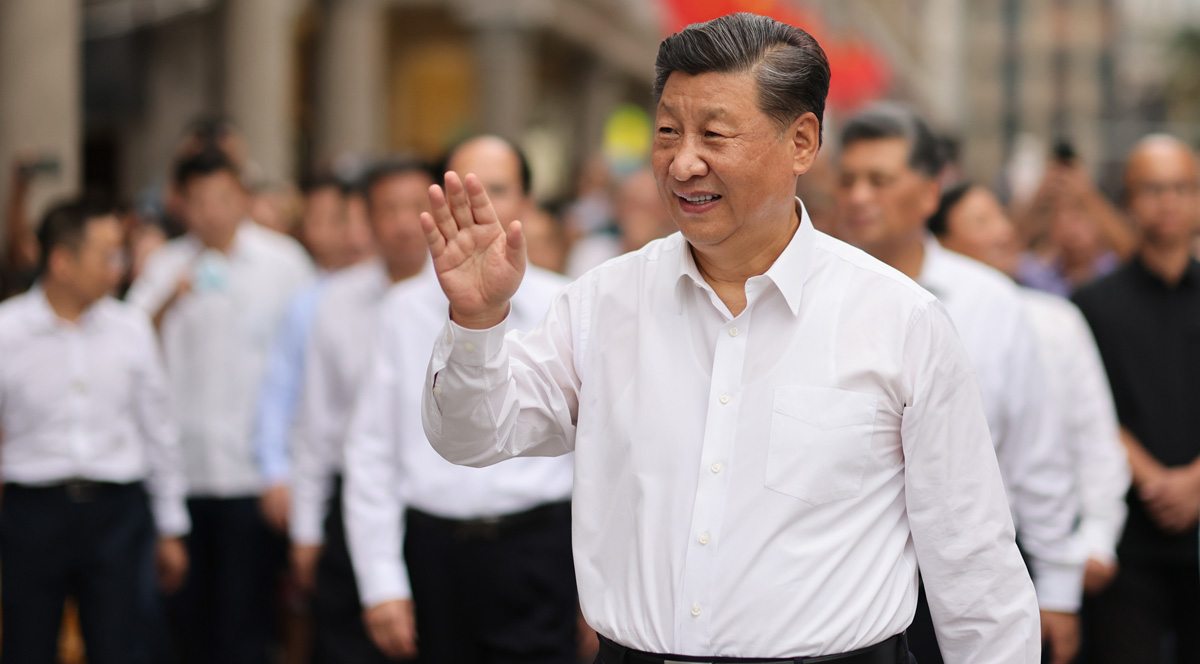 الرئيس الصيني يتفقد مدينة شانتو جنوبي الصين