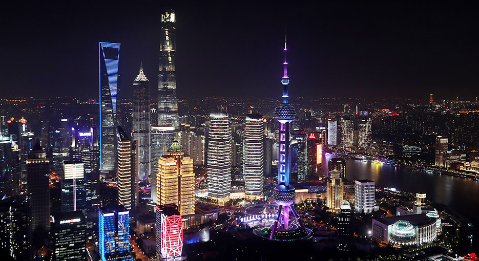 مناظر ليلية ساحرة في مدينة شانغهاي