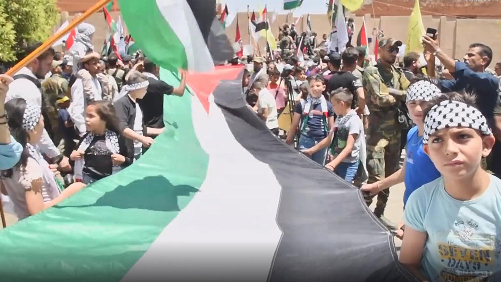 فيديو: الفلسطينيون في سوريا يحثون الأمم المتحدة على المساعدة في إنهاء الهجمات الإسرائيلية