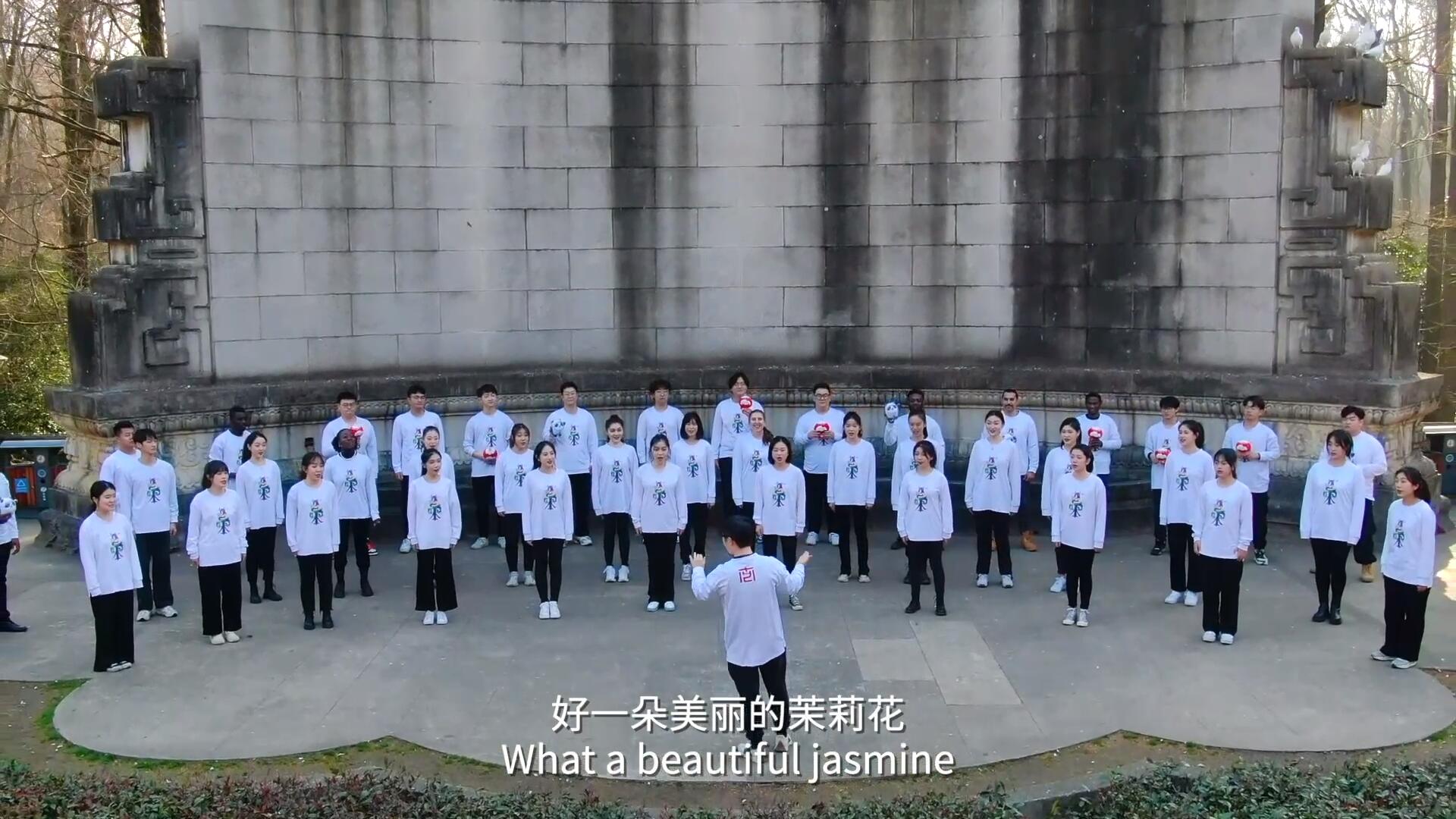 فيديو: طلاب صينيون ومصريون يشدون بأغنية لدورة الألعاب الأولمبية الشتوية في بكين