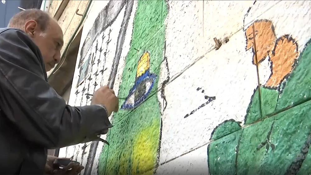 فيديو: فنانون فلسطينيون يحولون الجدران إلى لوحة من أجل الأمل