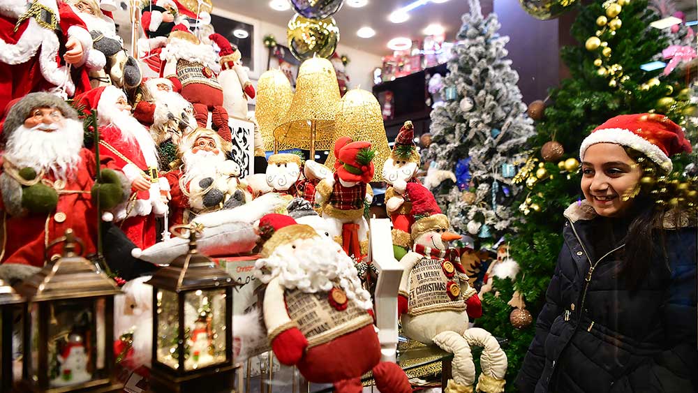 أجواء عطلة عيد الميلاد في سوريا