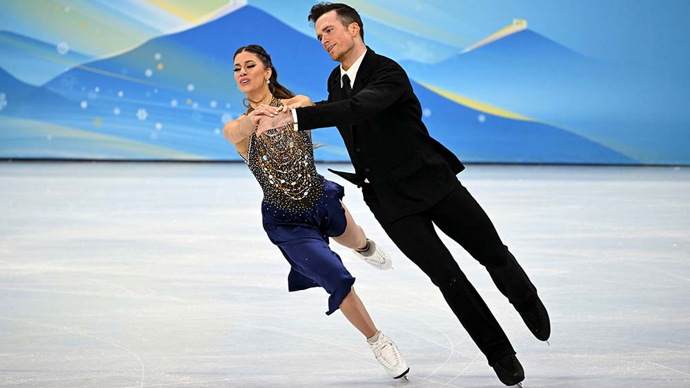 مسابقة الرقص الحر للتزلج على الجليد في الألعاب الأولمبية الشتوية بكين 2022