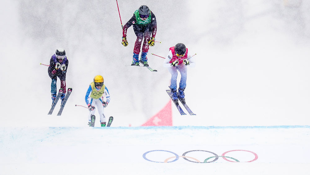منافسات ربع نهائي التزلج الحر المتقاطع للسيدات بأولمبياد بكين 2022