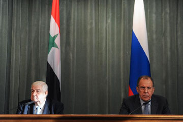 لافروف: روسيا وسوريا عازمتان على اقامة مؤتمر جنيف 2 في موعده